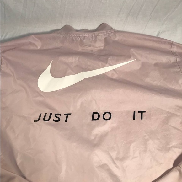 Womenโs Nike Just Do It Swoosh Logo Graphic Full Zip Jacket Size XL - Picture 8 of 12